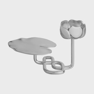 Hilke Collection Ninfea No.1 kandelaar Vernikkeld messing