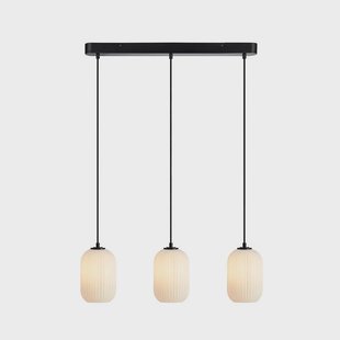 Markslöjd - Cava Straight 3 Hanglamp Black/White