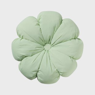 Kussen bloem - groen - ø42 cm