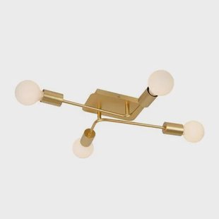 Lucide LESTER Plafonnière - Mat Goud | Messing