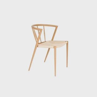 Housecraft Living Che Eetkamerstoelen Naturel - Set van 2