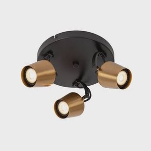 Lucide EMILE Plafondspot - Mat Goud | Messing