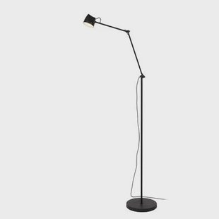 Lucide MILNE Vloerlamp - Zwart
