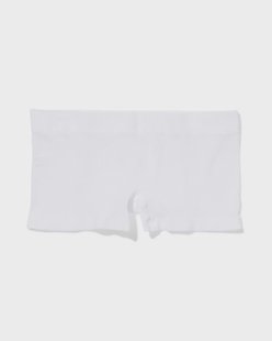 HEMA Damesboxer naadloos rib wit (wit)
