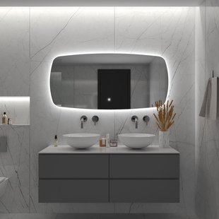 Badkamerspiegel BWS Torea Deens Ovaal Horizontaal LED (Alle Maten)