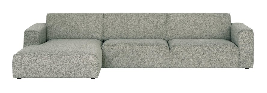 Hoekbank Gionni links 3-zits chenille | NADUVI Collection