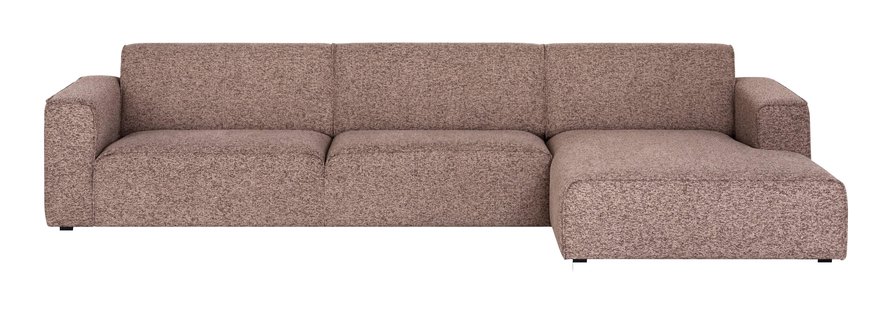 Hoekbank Gionni rechts 3-zits chenille | NADUVI Collection