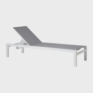 Ligbed Sevilla - grijs - 35x70x190 cm Ligbed Sevilla - grijs - 35x70x190 cm