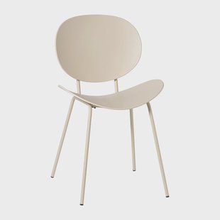 Eetkamerstoel Paula - beige - 81x52x50 cm