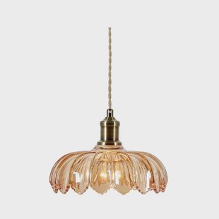 Markslöjd - Kurage Hanglamp Antique Brass/Amber