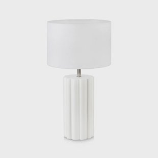 Column Taffellamp White/White - Markslöjd - Slaapkamer - Stof