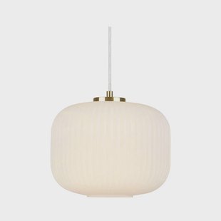 Markslöjd - Sober Hanglamp Brushed Brass/White