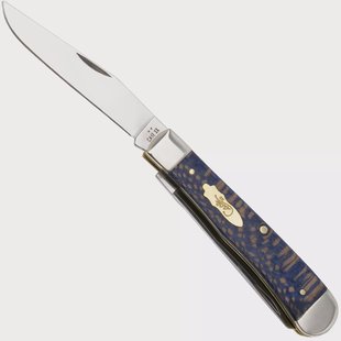 Case Trapper Blue Smooth Sycamore Wood, 63730, 7254 SS zakmes
