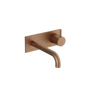 Hotbath Cobber Afbouwdeel - voor wastafelkraan - 18cm uitloop - Living colours - Verouderd Messing CB106EXT18AB