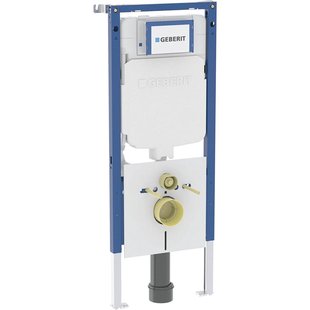 Geberit Duofix UP720 Sigma inbouwreservoir voor wand wc - ruimtebesparend - 114cm - 8cm - wandanker en geluidsisolatieset 111.794.00.2