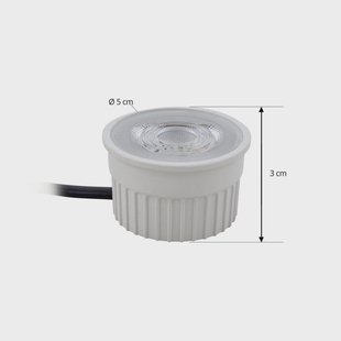 Arcchio LED-module, GU10, 4,9 W, 380 lm, wit, 2700 K, dimbaar