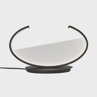 Viokef LED tafellamp Adele, hoogte 22 cm, zwart, metaal