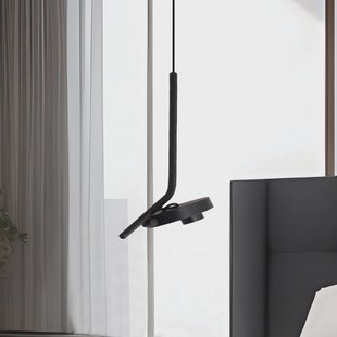 Viokef LED hanglamp Factory, zwart, Ø 15 cm, metaal