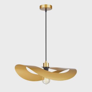 Viokef Hanglamp Mas, goudkleurig, Ø 50 cm, metaal