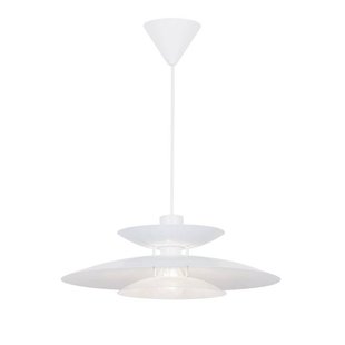 Viokef Hanglamp Nino, wit, Ø 45 cm, metaal