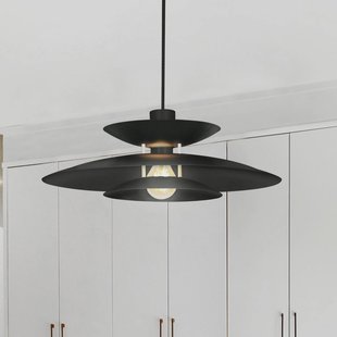 Viokef Hanglamp Nino, zwart, Ø 45 cm, metaal