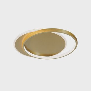 Viokef LED plafondlamp Evelyn, goudkleurig, lengte 55 cm, metaal