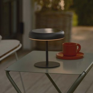 Nordlux LED tafellamp op zonne-energie Elmer, zwart, metaal, IP44