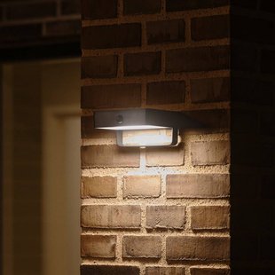 Nordlux Solar LED buiten wandlamp Saulio, zwart, aluminium, IP44