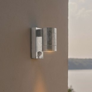 Nordlux Buitenwandlamp Tin Maxi Sensor verzinkt, staal, IP54, GU10