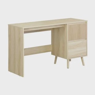 sweeek - Bureau met 2 lades in Scandinavische stijl