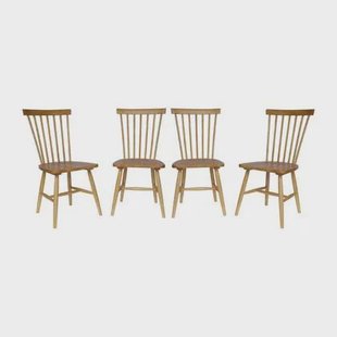 sweeek - Hevea houten stoel (set van 4)