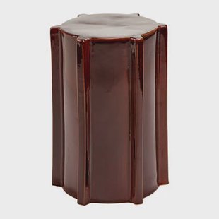 SERAX - Marie Michielssen - Pawn Bijzettafel - Geometrisch H 45,5 cm - Donkerbruin