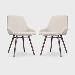 Set van 2 eetkamerstoelen Nena-Isa bouclé | Nolon