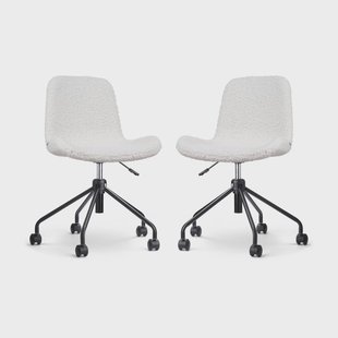 Set van 2 bureaustoelen Nout-Fé teddy | Nolon