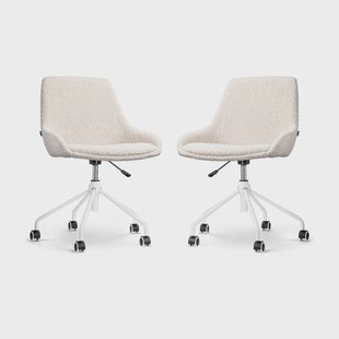 Set van 2 bureaustoelen Nout-Isa bouclé | Nolon
