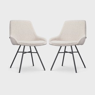 Set van 2 eetkamerstoelen Noa-Isa bouclé | Nolon