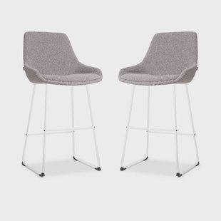 Set van 2 barstoelen Nino-Isa bouclé | Nolon