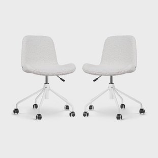 Set van 2 bureaustoelen Nout-Fé teddy | Nolon