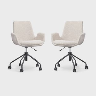 Set van 2 eetkamerstoelen Nout-Eef bouclé | Nolon Set van 2 eetkamerstoelen Nout-Eef bouclé | Nolon