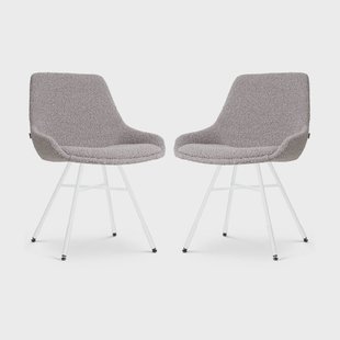 Set van 2 eetkamerstoelen Noa-Isa bouclé | Nolon