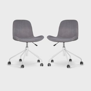 Set van 2 bureaustoelen Nout-Fé velvet | Nolon