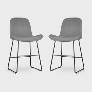 Set van 2 barstoelen Nino-Fé velvet | Nolon