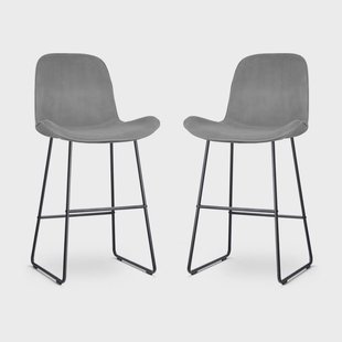 Set van 2 barstoelen Nino-Fé velvet | Nolon