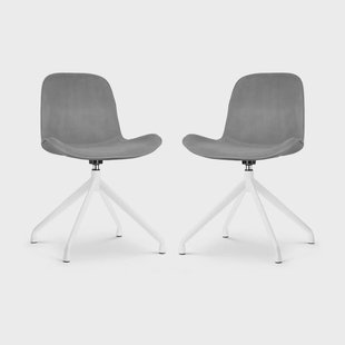 Set van 2 eetkamerstoelen Nola-Fé draaibaar velvet | Nolon
