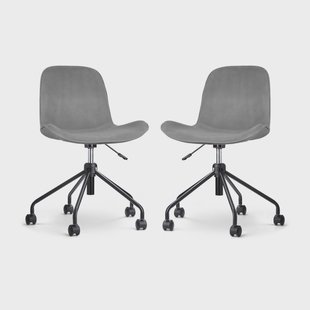 Set van 2 bureaustoelen Nout-Fé velvet | Nolon