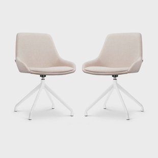 Set van 2 eetkamerstoelen Nola-Isa draaibaar | Nolon Set van 2 eetkamerstoelen Nola-Isa draaibaar | Nolon