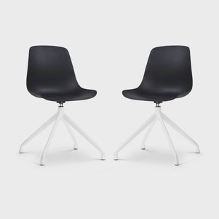 Set van 2 eetkamerstoelen Nola-Pip draaibaar | Nolon