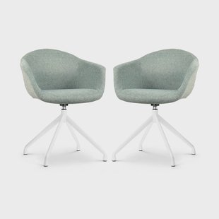 Set van 2 eetkamerstoelen Nola-Otis draaibaar | Nolon