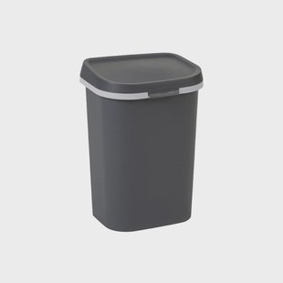Curver prullenbak mistral flat - grijs - 25 liter Curver prullenbak mistral flat - grijs - 25 liter