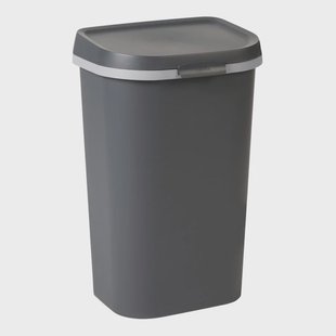 Curver prullenbak mistral flat - grijs - 50 liter